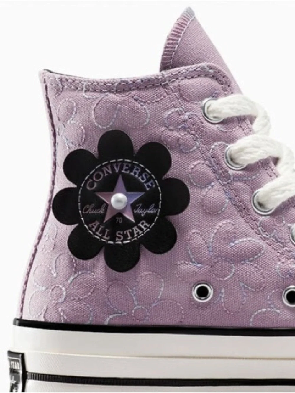 NWT Converse Chuck 70 Hi in Gradient Flowers, W8 - Picture 3 of 14
